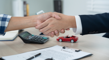 People shaking hands, closing a deal